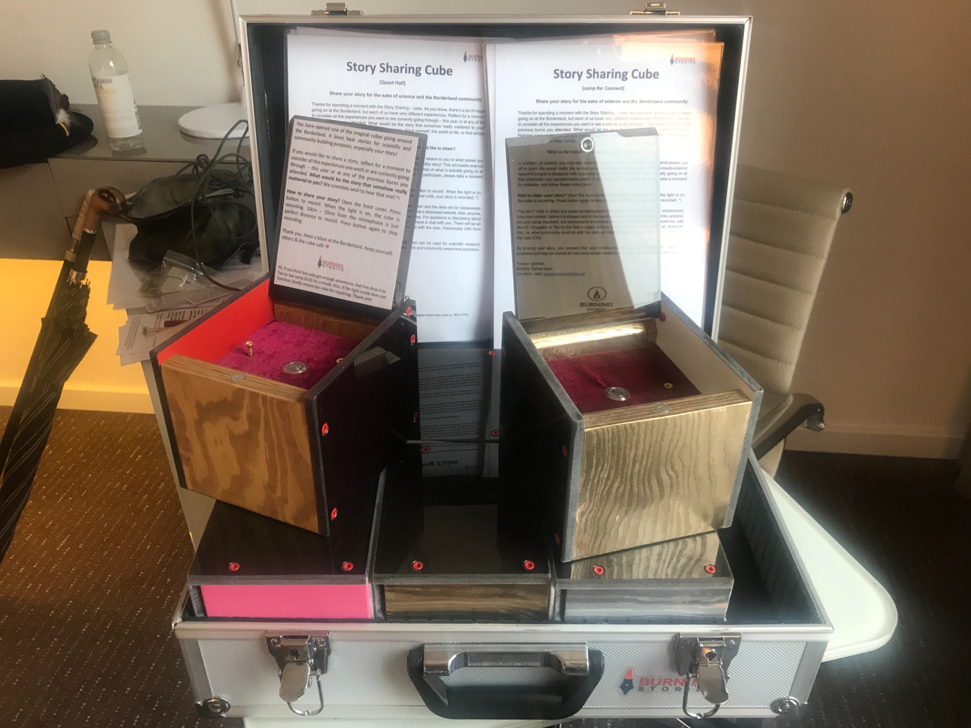 Story Sharing Cubes used by Jukka-Pekka Heikkilä in 13 week-long transformative festivals 2018-2024